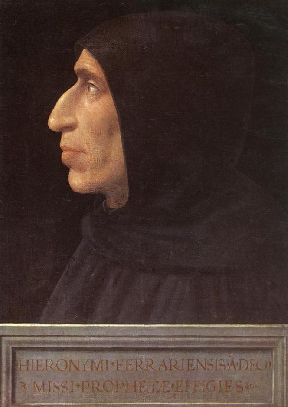 BARTOLOMEO, Fra Portrait of Girolamo Savonarola Norge oil painting art